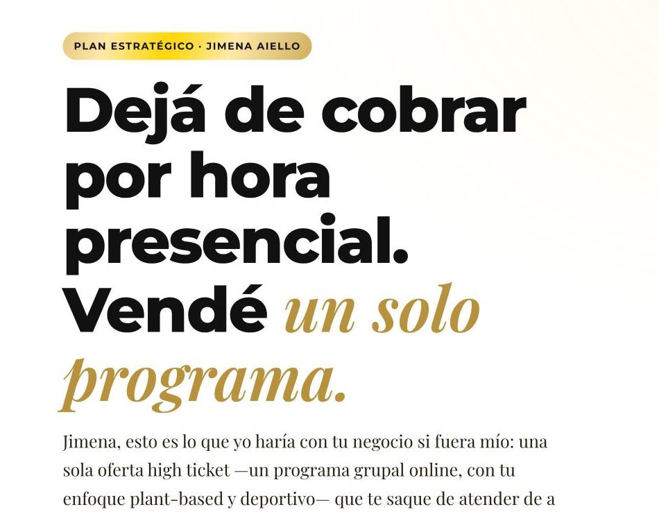 La página personalizada de la llamada
